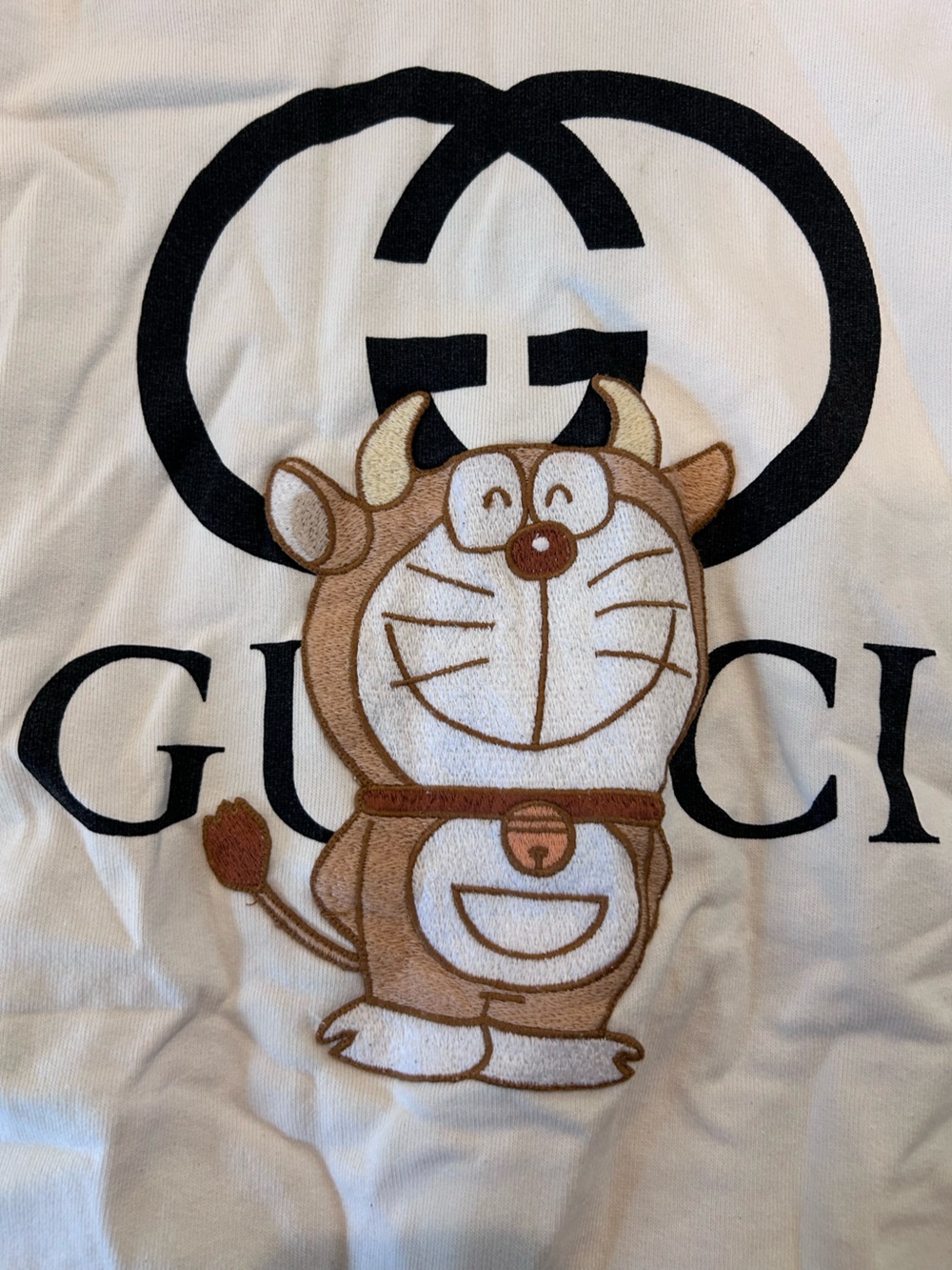 Gucci Cream Sweatshirt with Doraemon Logo - Picture 4 of 6
